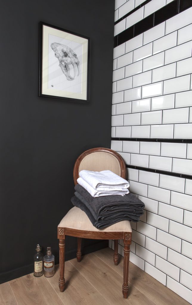 Wall: Colortrend Black Licorice 0529 in Colortrend Ceramic Matt finish. Colortrend Premium Quality Paints are available exclusively through our network of expert stockists nationwide – go to www.colortrend.ie to find your nearest Colortrend expert.