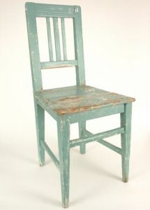 distressed chair