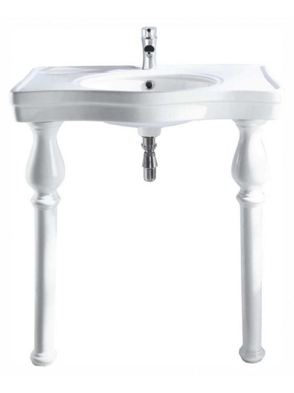 console basin and legs
