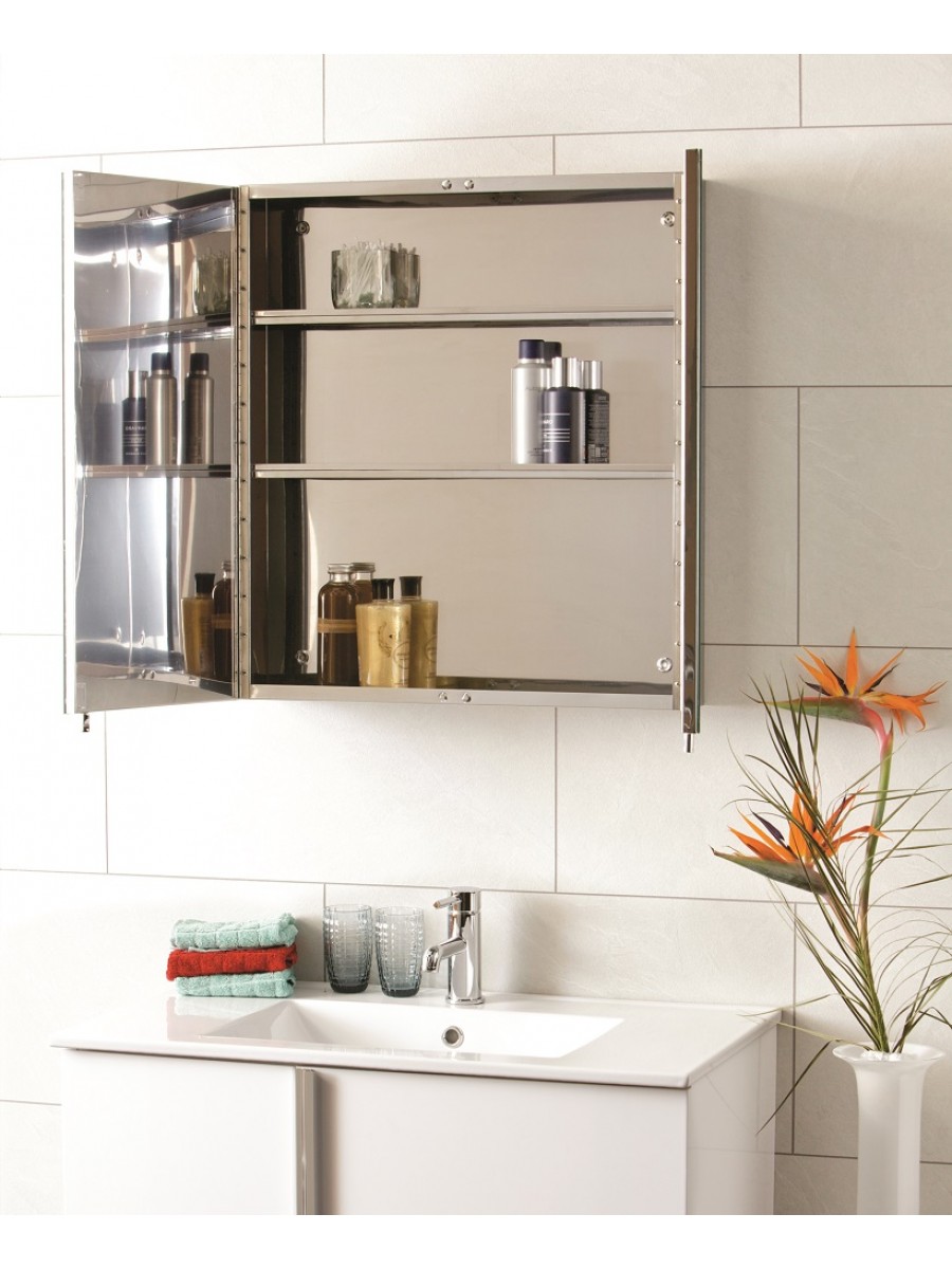mirrored cabinet