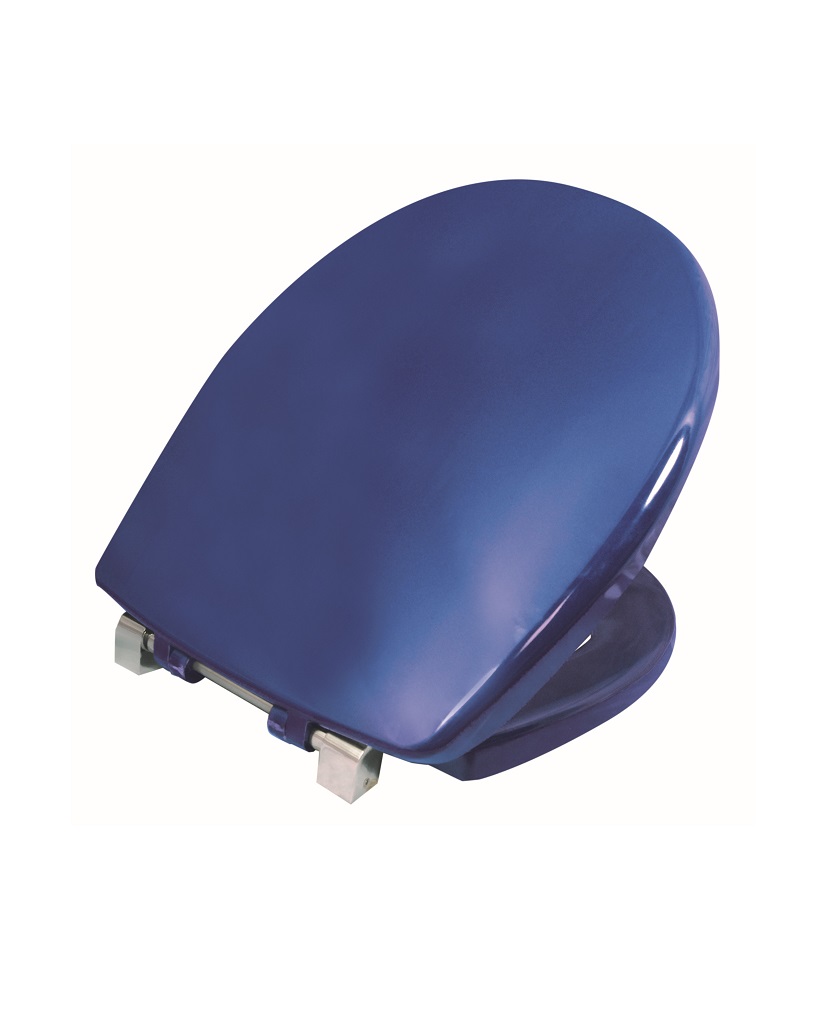AVALON Seat & Cover Blue Top Fix Steel Hinge