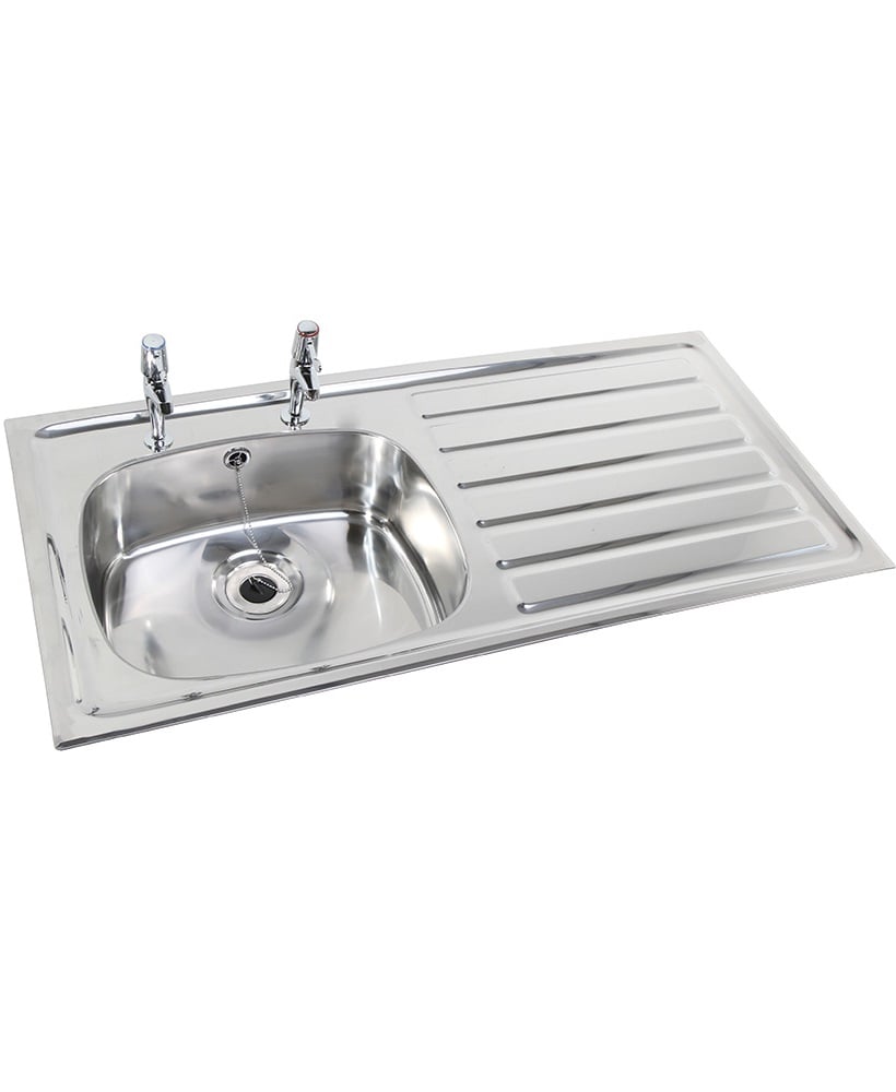 IBIZA HTM64 Inset Hospital Sink 923x500mm Right hand Drainer  