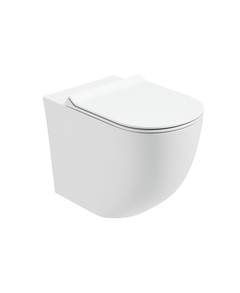 INSPIRE Back to Wall Rimless WC- Slim Soft Close Seat