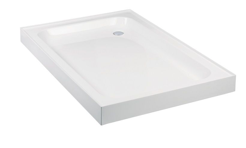 JT ULTRACAST 1000x760 Rectangle 4 Upstand Shower Tray 