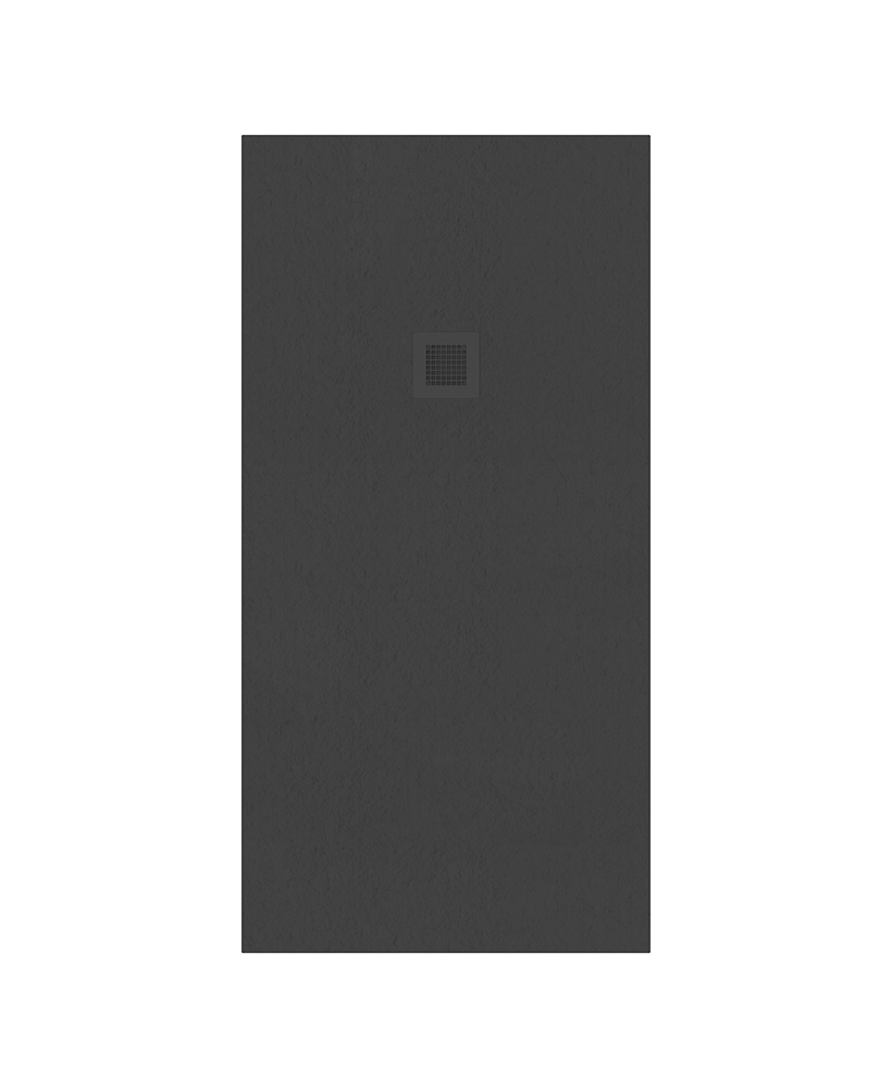 SLATE 1600 x 800 Shower Tray Anthracite - with FREE shower waste