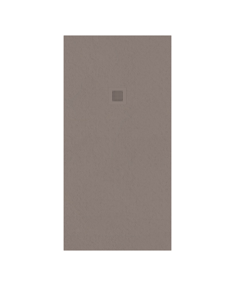 SLATE Taupe 1600x800 shower tray with FREE Shower Waste