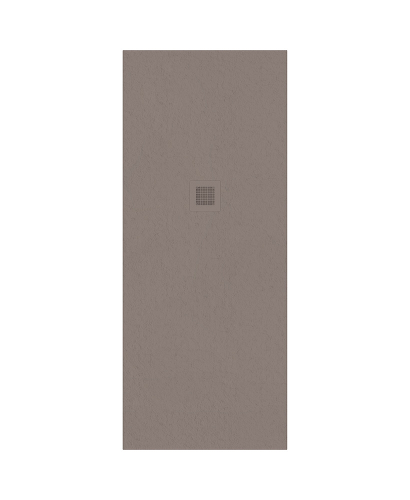 SLATE Taupe 1700x700mm Rectangular Shower Tray & Waste