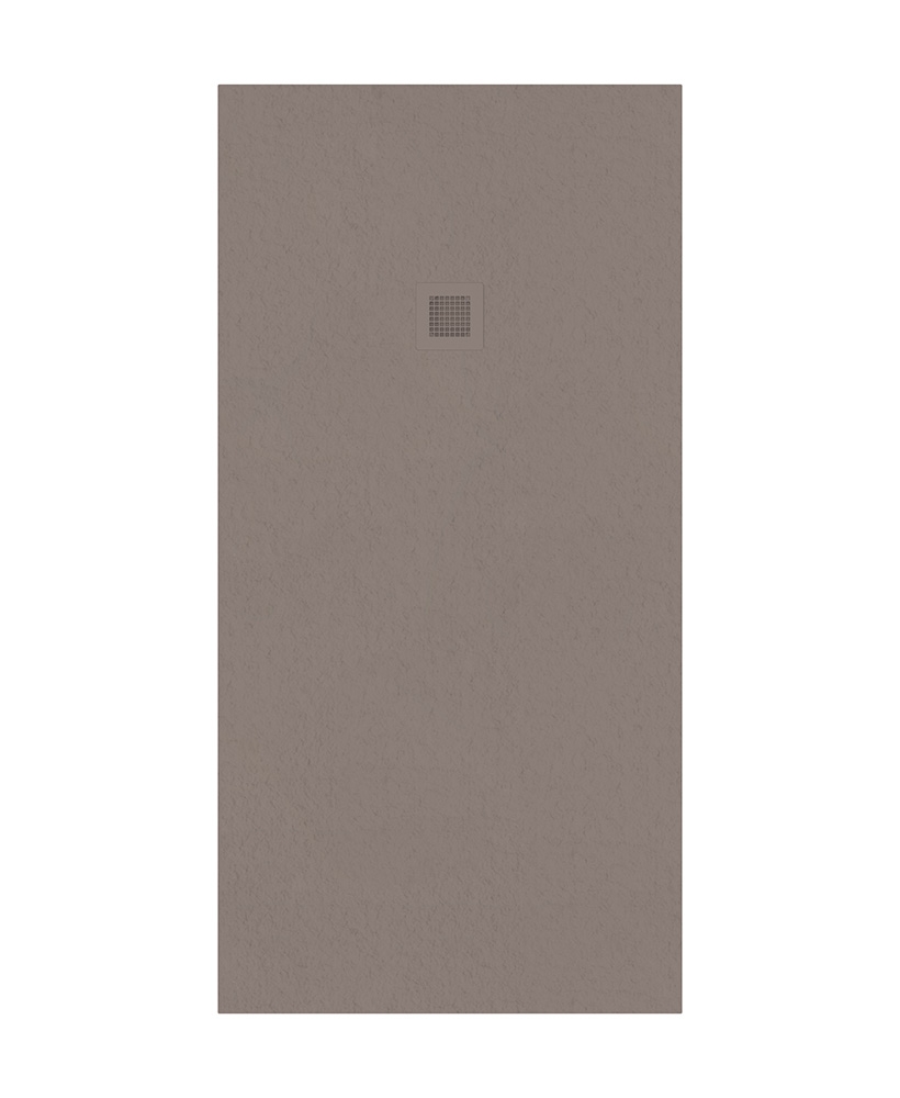SLATE Taupe 1700x900 shower tray with FREE Shower Waste