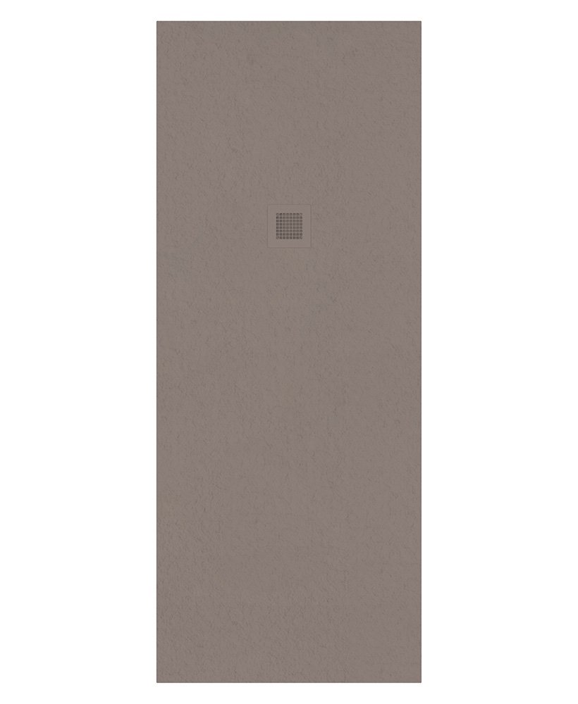 SLATE Taupe 2000x800 shower tray with FREE Shower Waste