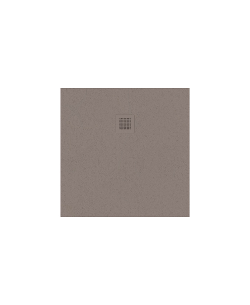 SLATE 900 x 900 Shower Tray Taupe - with FREE shower waste
