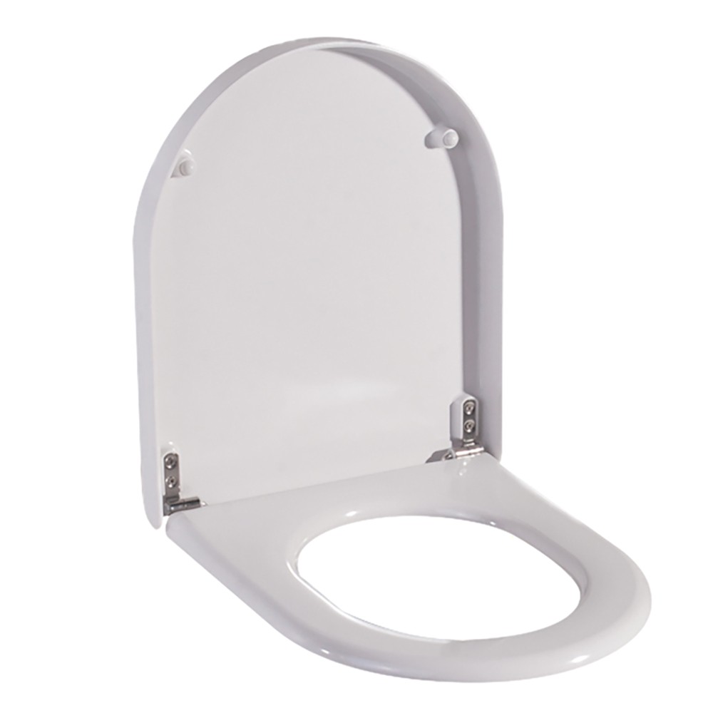 Heavy Duty Seat & Cover White for Stainless Steel Pans