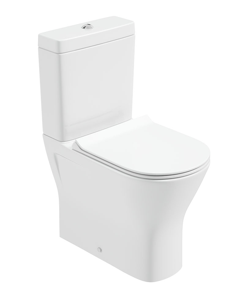 SCALA Fully Shrouded WC Comfort Height & Delta Slim Seat 