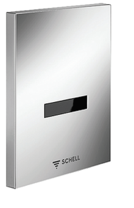 SCHELL Urinal control EDITION E chrome version - battery operated