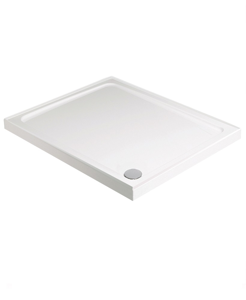 KRISTAL LOW PROFILE 900  Square  4 Upstand  Shower Tray with FREE shower waste