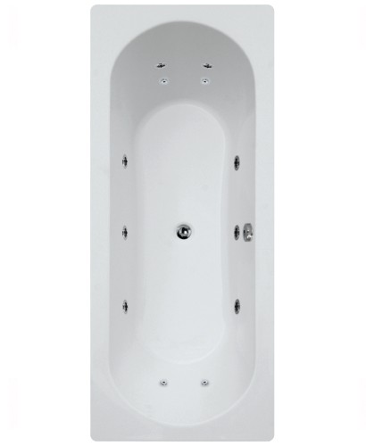 CLOVER 1700X750 12 Whirlpool Bath