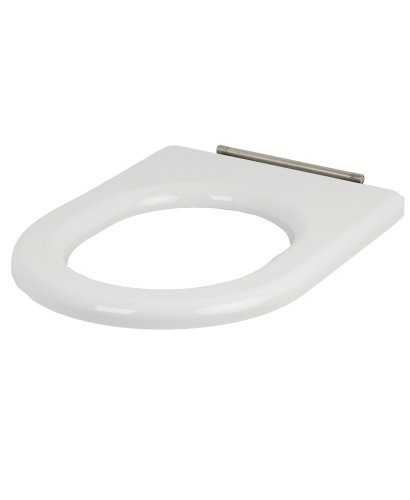 COMPACT Seat Ring White Top Fix Steel Hinge