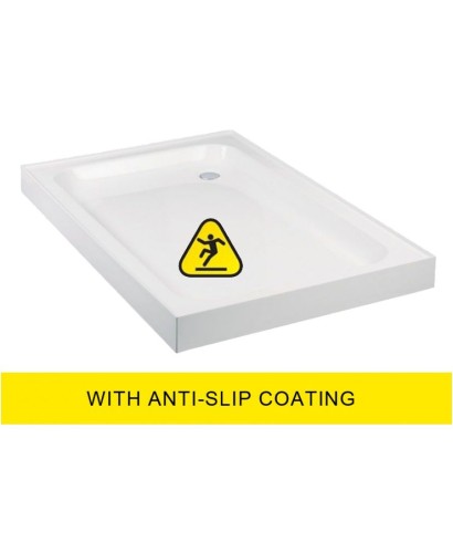 JT ULTRACAST 900x760 Rectangle Upstand Shower Tray - Anti Slip  