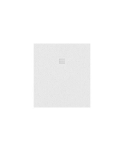 SLATE 900 x 800 Shower Tray White - with FREE shower waste