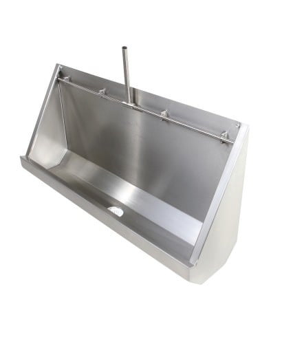 FIFE Trough Urinal Exposed Pipework 2400mm RH Outlet