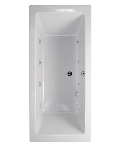 PACIFIC Double Ended 1600x700mm 8 Jet Bath
