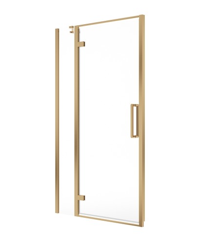 ASPECT 8mm Hinged & Inline Door 1000mm Brushed Gold