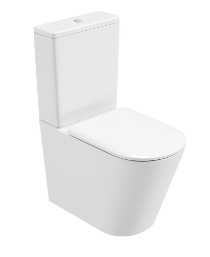 REFLECTIONS Fully Shrouded Rimless WC Pack-Sequence Soft Close Seat