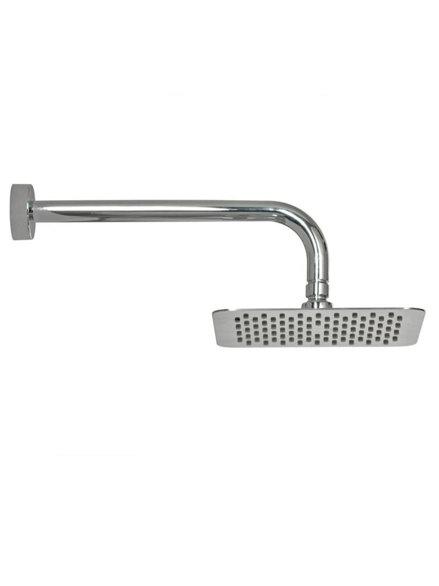 Cari Square 200mm Shower Head & 300mm Round Wall Shower Arm