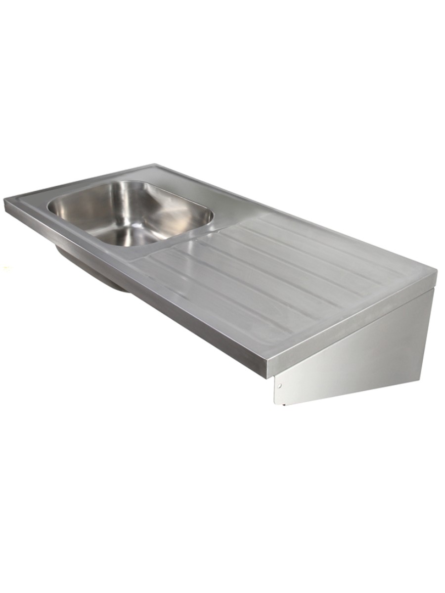 JERSEY HTM64 Sit-on Sink 1200x600mm Single Bowl & Drainer L/R