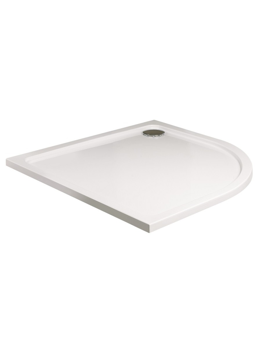 KRISTAL LOW PROFILE 900 Quadrant Shower Tray with FREE shower waste