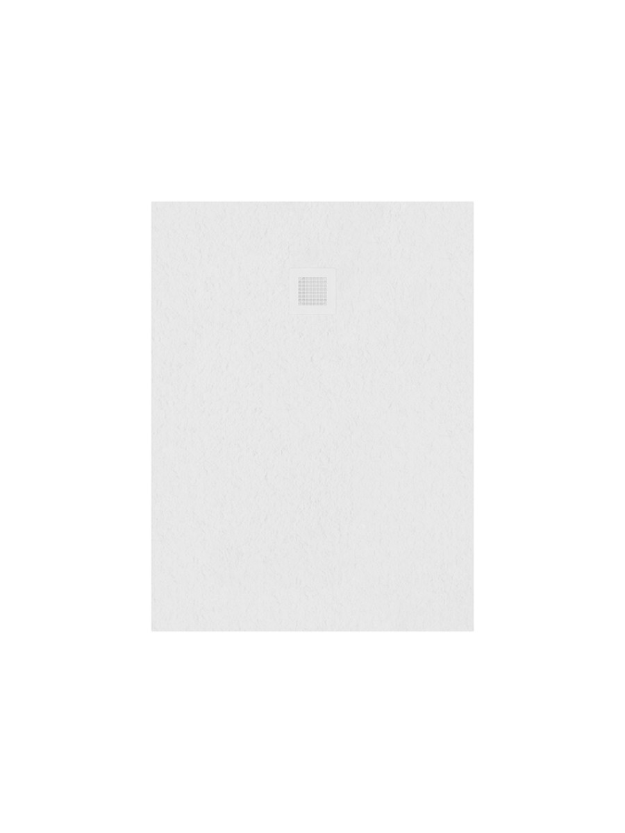 SLATE 1000 x 900 Shower Tray White - with FREE shower waste