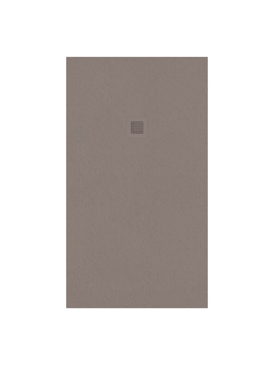 SLATE Taupe 1600x900 shower tray with FREE Shower Waste