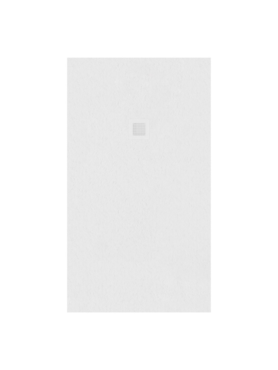 SLATE 1600 x 900 Shower Tray White - with FREE shower waste