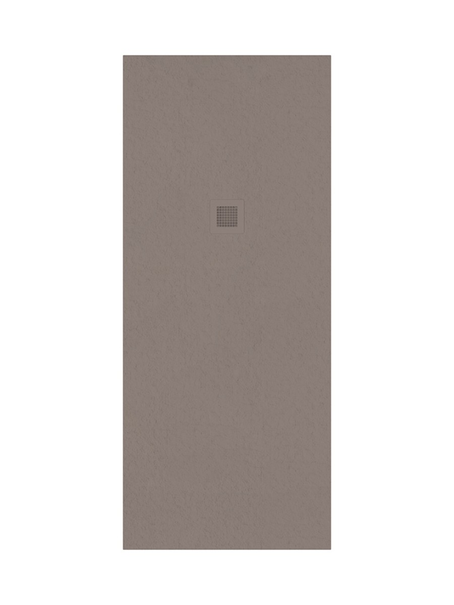 SLATE Taupe 1900x800 shower tray with FREE Shower Waste
