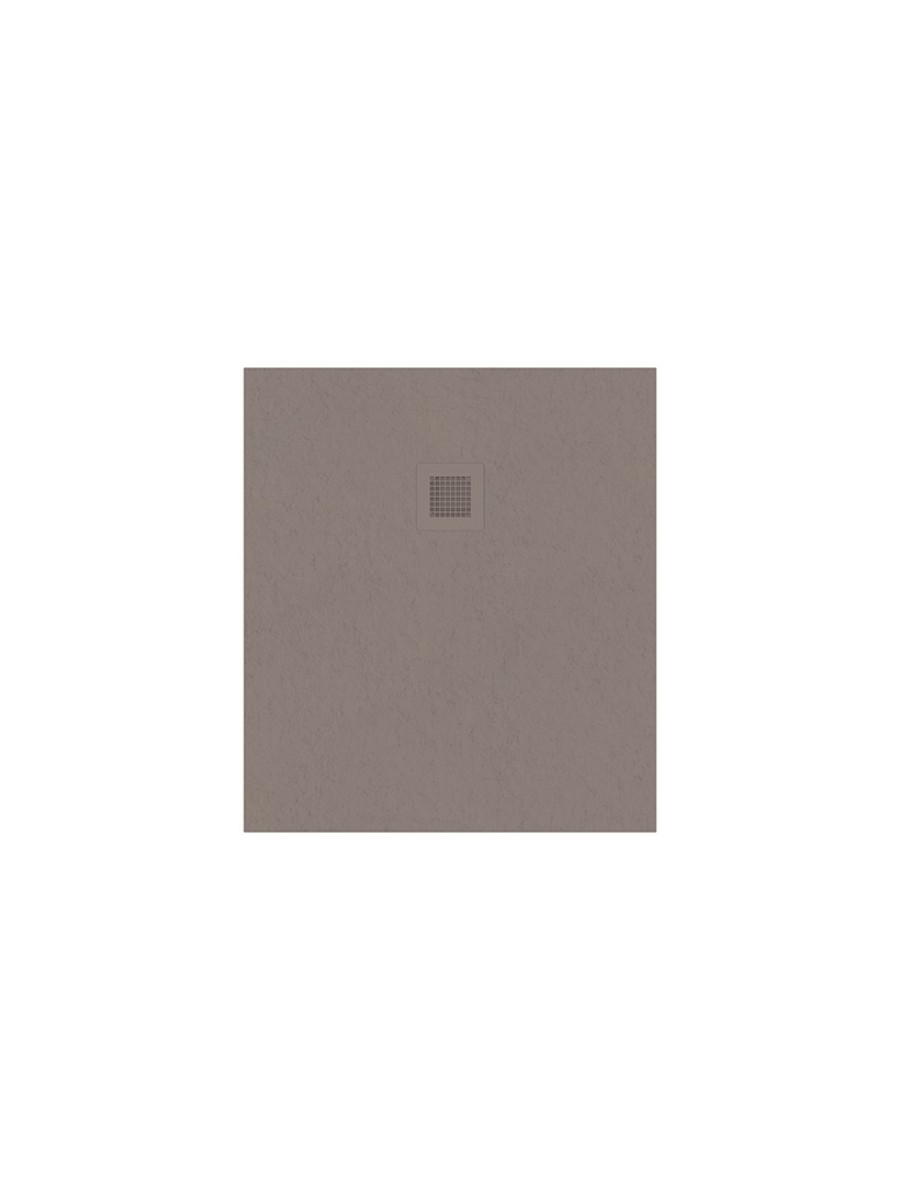 SLATE 900 x 800 Shower Tray Taupe - with FREE shower waste