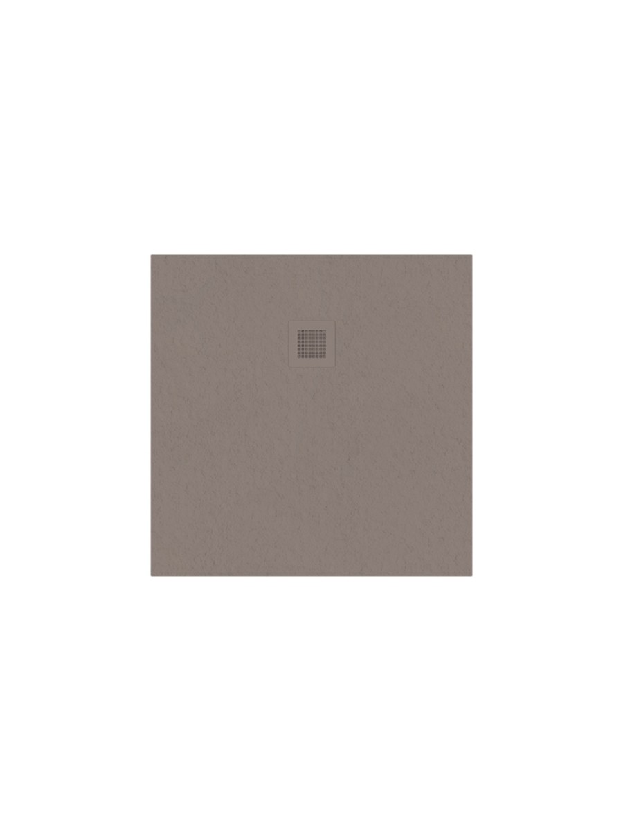 SLATE 900 x 900 Shower Tray Taupe - with FREE shower waste
