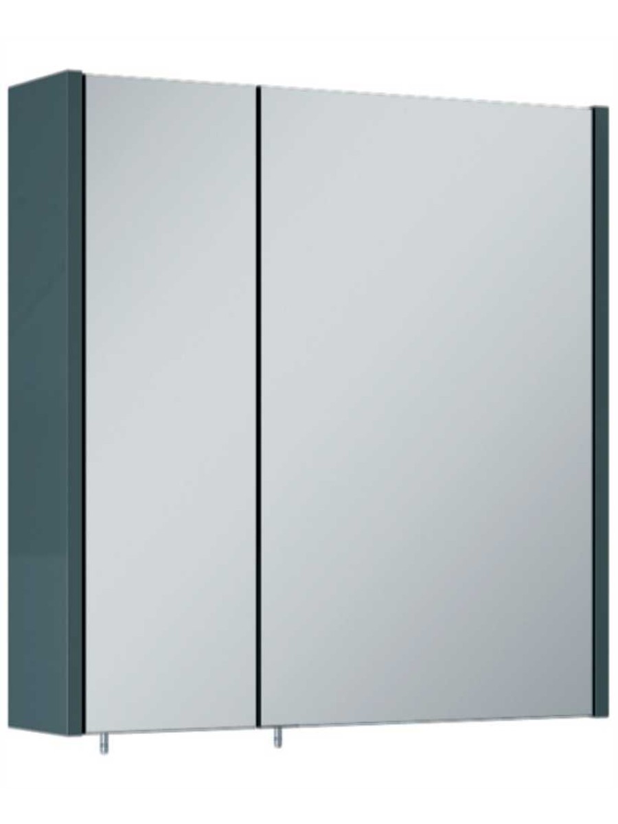 OTTO PLUS Gloss Grey 60cm Mirror Cabinet