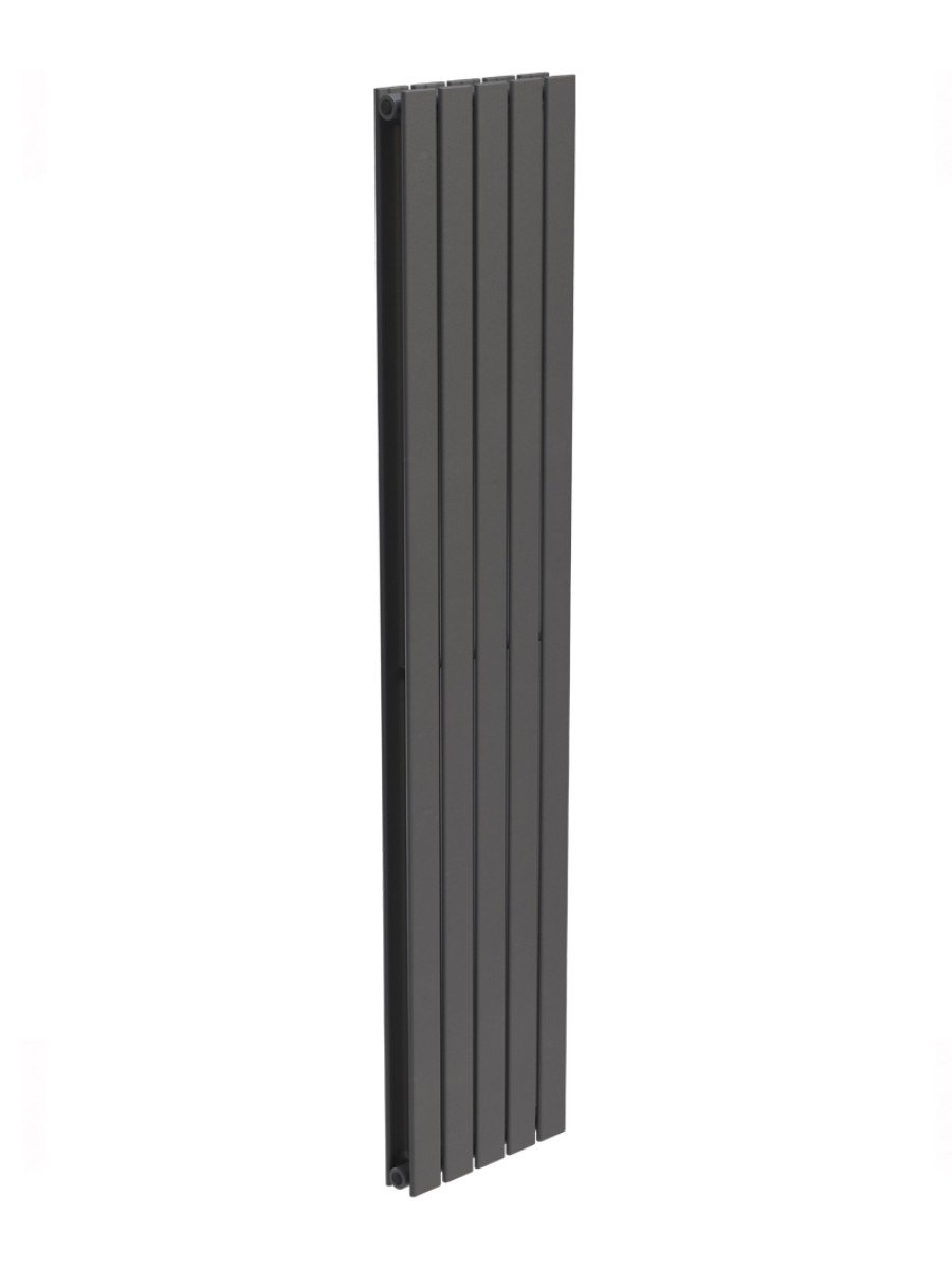 Piatto Flat Tube Designer Radiator Vertical 1800 x 380 Double Panel Anthracite