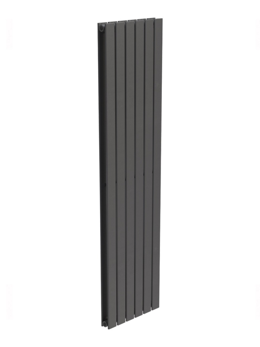 PIATTO Flat Tube Designer Radiator Vertical 1800 x 456 Double Panel Anthracite