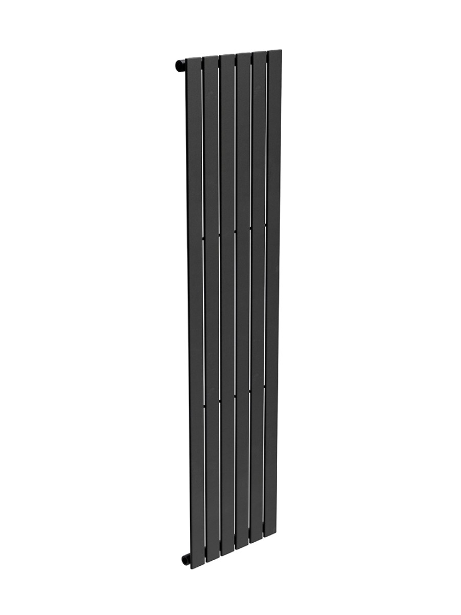 PIATTO Flat Tube Designer Radiator Vertical 1800 X 452 Single Panel Black