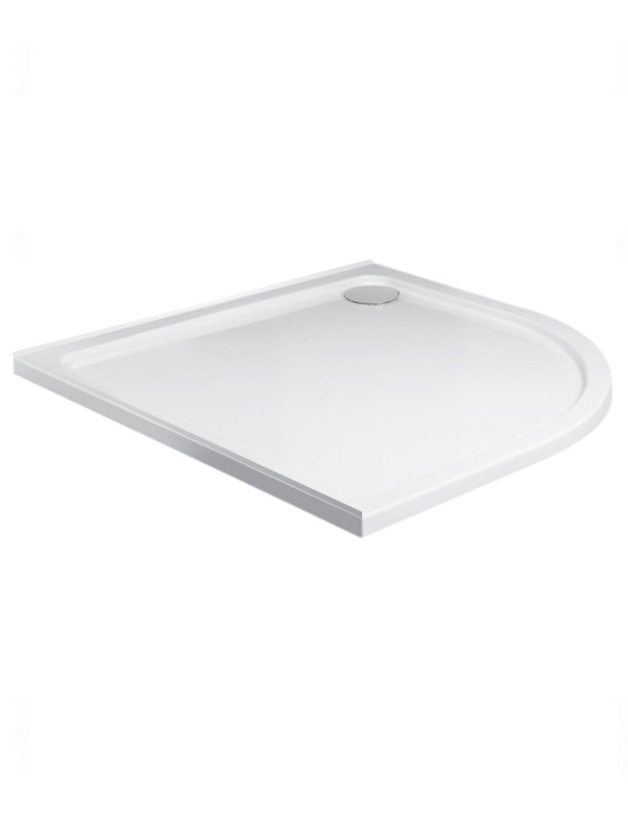 KRISTAL LOW PROFILE 800 Quadrant Upstand Shower Tray   with FREE shower waste