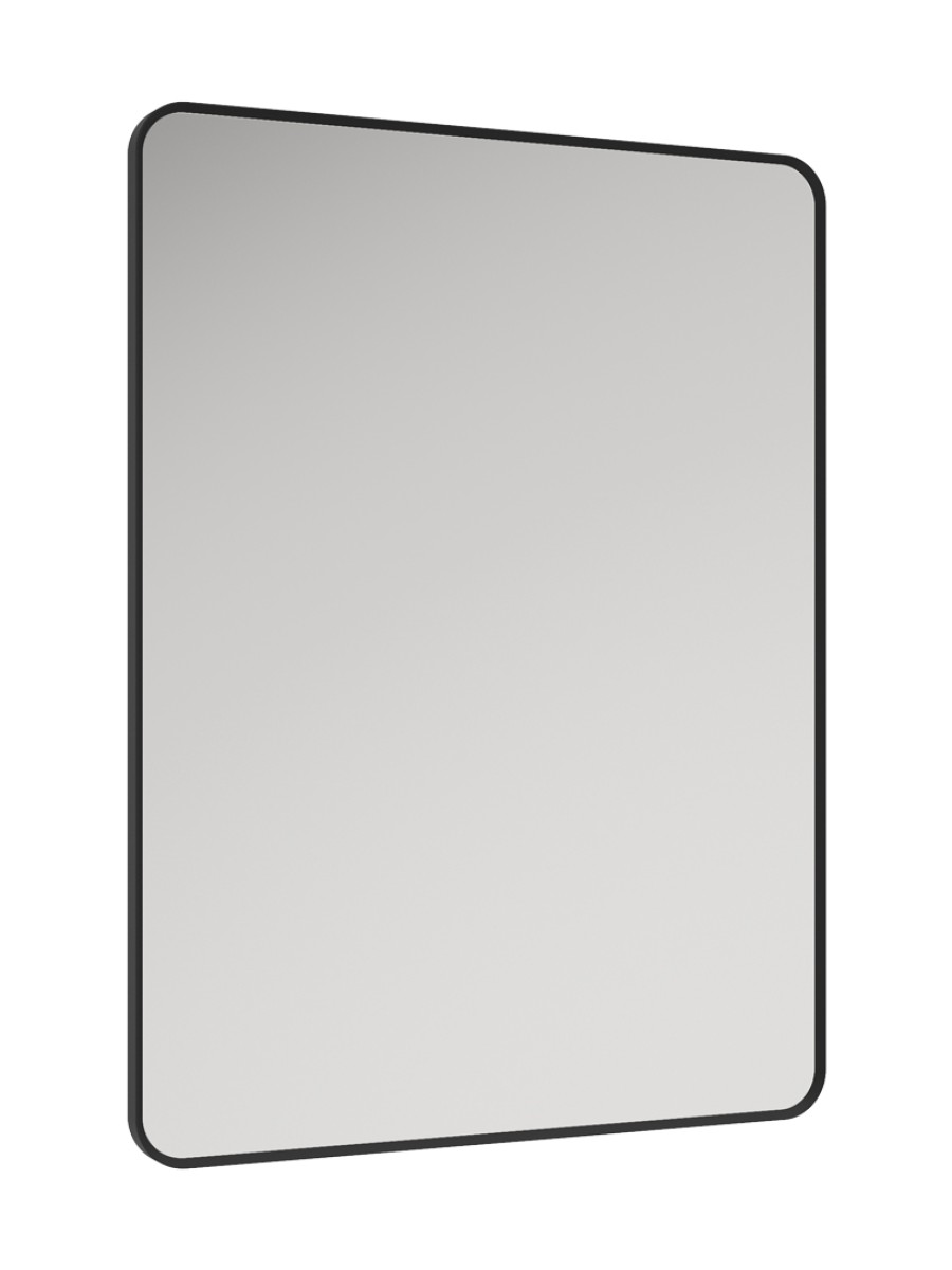 ASTRID Black Non-illuminated Metal Frame Rectangle 600x800mm Mirror