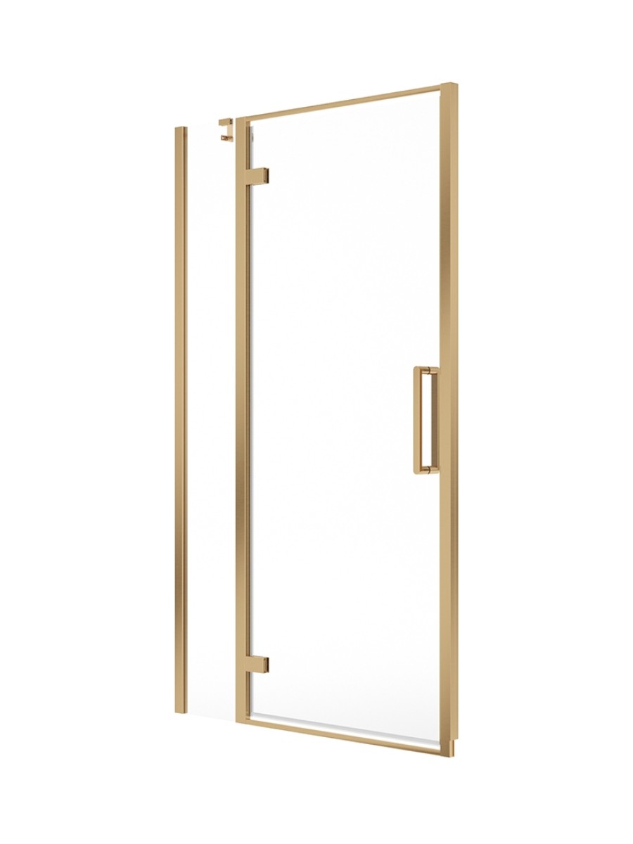 ASPECT 8mm Hinged & Inline Door 1200mm Brushed Gold