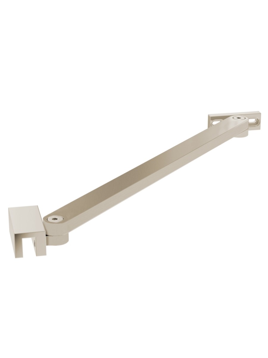 ASPECT Angle support bar Brushed Nickel 300mm