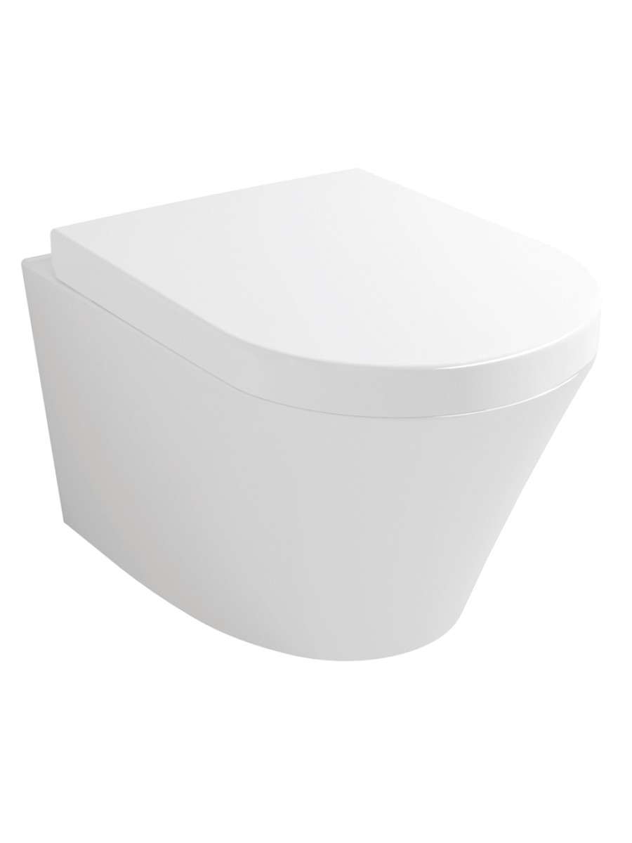Evoque Wall Hung Toilet & Soft Close Seat - 50% Off While Stocks Last