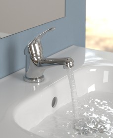 ALPHA Single Lever Basin Mixer with FREE Click Clack Basin Waste