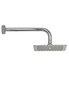 Cari Square 250mm Shower Head & 300mm Round Wall Shower Arm