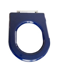 COMPACT seat ring blue stainless steel top fix hinge