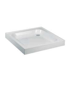 KRISTAL LOW PROFILE 760Square 4 Upstand Shower Tray  with FREE shower waste