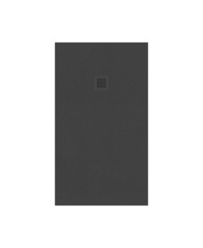 SLATE 1400 x 800 Shower Tray Anthracite - with FREE shower waste
