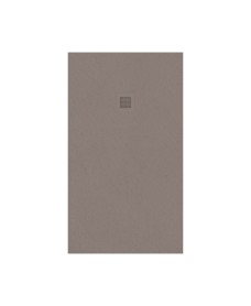 SLATE Taupe 1400x800 shower tray with FREE Shower Waste